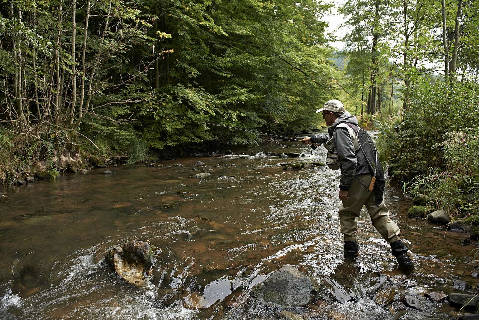 Une sortie pêche dans la Bruche