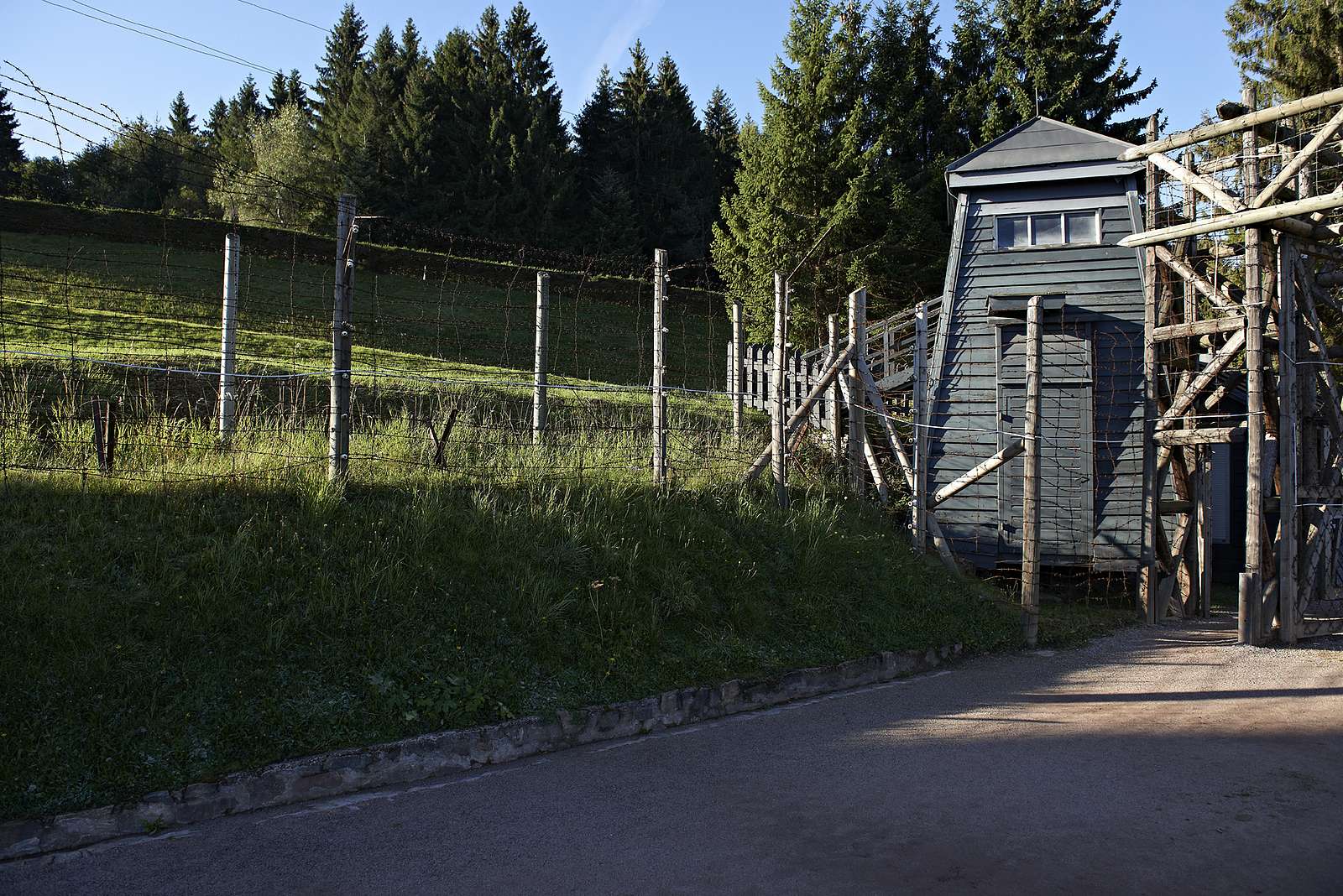 Le site de l'ancien camp de concentration du Struthof