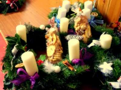 Vente de Noël : Couronnes de l'Avent et Bredele