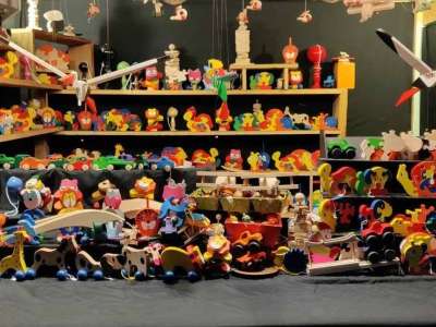 Jouets de Noël en bois