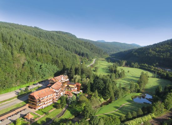 hotel paysage vu du ciel